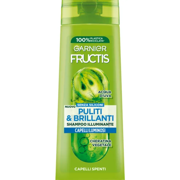 FRUCTIS SHAMPOO ILLUMINANTE PULITI E BRILLANTI PER CAPELLI SPENTI 250 ML