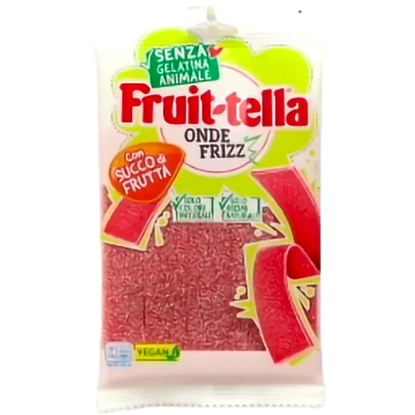 FRUIT-TELLA ONDE FRIZZ SENZA GLUTINE ANIMALEGUSTO FRAGOLA BUSTA 145 GRAMMI