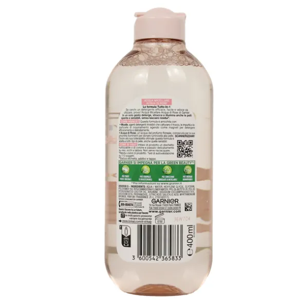 GARNIER ACQUA MICELLARE ILLUMINANTE ACQUA DI ROSE 400 ML