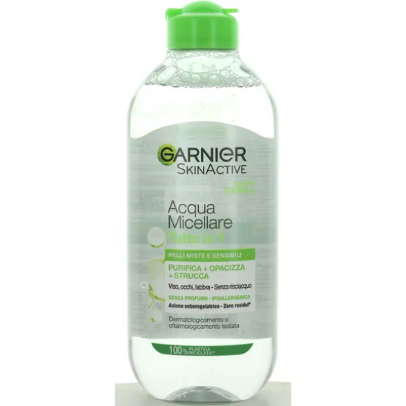 GARNIER ACQUA MICELLARE TUTTO IN 1 PELLI NORMALI O MISTE 400 ML