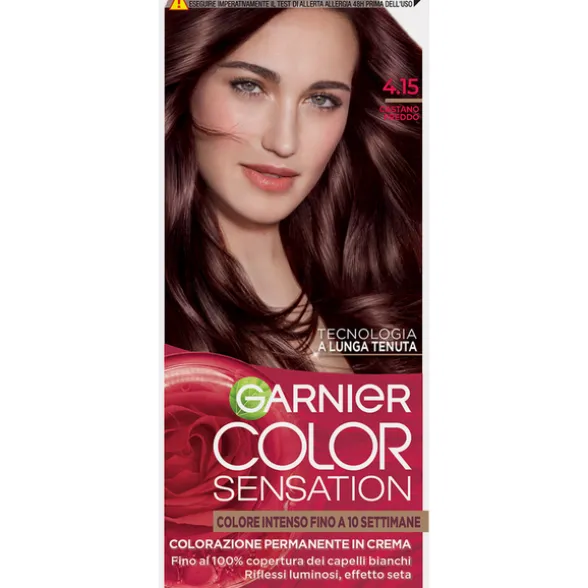 GARNIER COLOR SENSATION COLORAZIONE PERMANENTE IN CREMA 4.15 CASTANO FREDDO