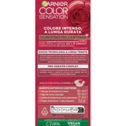 GARNIER COLOR SENSATION COLORAZIONE PERMANENTE IN CREMA 1.0 NERO
