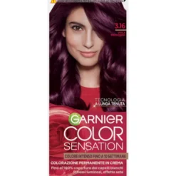 GARNIER COLOR SENSATION COLORAZIONE PERMANENTE IN CREMA 3.16 VIOLA PROFONDO