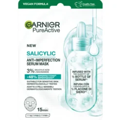 GARNIER PURE ACTIVE SALICYLIC MASK MASCHERA VISO ANTI IMPERFEZIONI 1 PEZZO