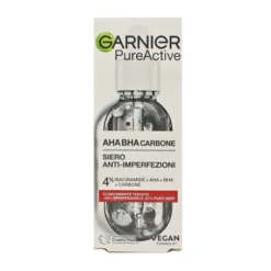 GARNIER PURE ACTIVE SIERO ANTI IMPERFEZIONI AHA+BHA CON CARBONE 30 ML
