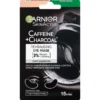 GARNIER SKIN ACTIVE CAFFEINE E CHARCOAL EYE MASK 15 MINUTI