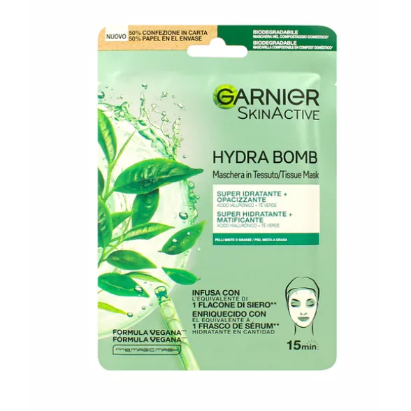 GARNIER SKIN ACTIVE HYDRA BOMB MASCHERA IN TESSUTO RIEQUILIBRANTE 28 grammi