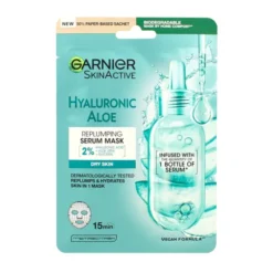 GARNIER SKIN ACTIVE MASCHERA IN TESSUTO HYALURONIC ALOE SUPER IDRATANTE PELLE SECCA