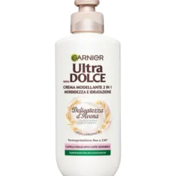GARNIER ULTRA DOLCE DELICATEZZA D'AVENA CREMA MODELLANTE 2 IN 1 TERMOPROTETTORE CAPELLI DELICATI E CUTE SENSIBILE 200 ML