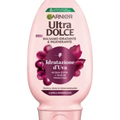 GARNIER ULTRA DOLCE IDRATAZIONE D'UVA BALSAMO DISTRICANTE IDRATANTE CAPELLI DISIDRATATI 200 ML