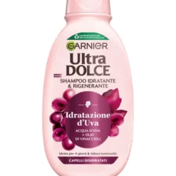 GARNIER ULTRA DOLCE IDRATAZIONE D'UVA SHAMPOO IDRATANTE E RIGENERANTE CAPELLI DISIDRATATI 250 ML
