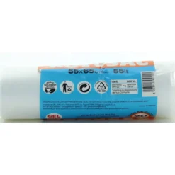 GEL SAC HD 20 SACCHI PATTUMIERA 55x65 TRASPARENTIIN ROTOLO