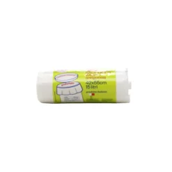 GEL SAC 30 SACCHETTI BAGNO BIANCHI PROFUMATI ANTIGOCCIA 42x55 CM 15 LITRI ROTOLO