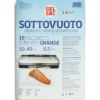 GEL SAC 10 SACCHETTI SOTTOVUOTO GOFFRATO FORMATO GRANDE 30x40 CM 6,5 LITRI