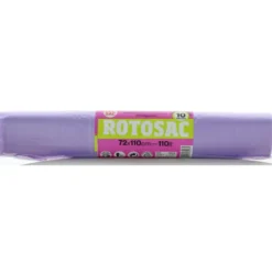 GEL SAC SACCHI CONDOMINIO HD 72x110 VIOLA TRASPARENTI IN ROTOLO 10 PZ