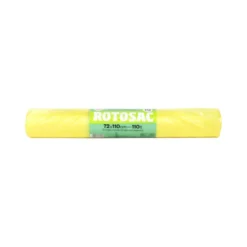 GEL SAC SACCHI CONDOMINIO HD 72x110 GIALLO TRASPARENTI IN ROTOLO 10 PZ