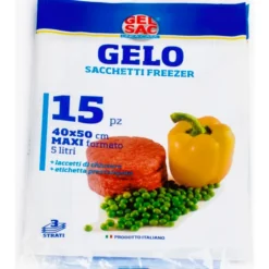 GEL SAC SACCHI GELO FREEZER 40x50 BUSTA 15 PZ