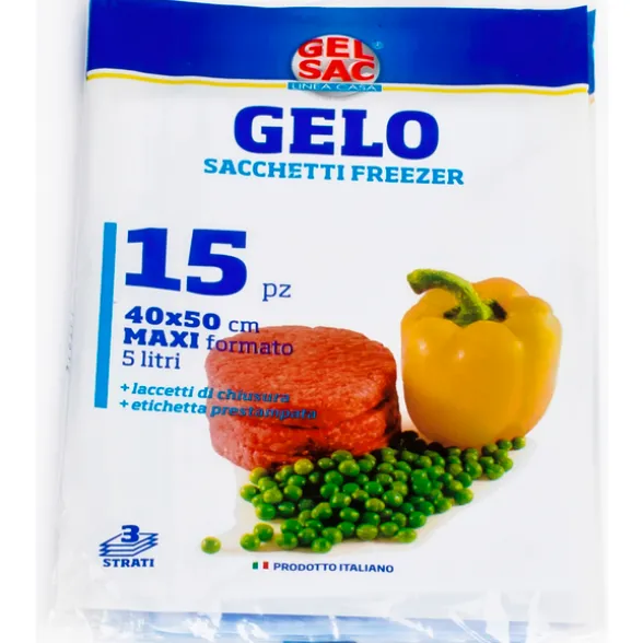 GEL SAC SACCHI GELO FREEZER 40x50 BUSTA 15 PZ