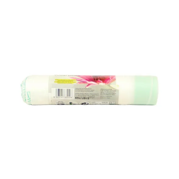 GEL SAC 10 SACCHI PATTUMIERA CON MANIGLIA 42x45 CM 16 LITRI BIODEGRADABILI E COMPOSTABILI ROTOLO