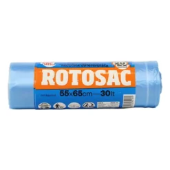 GEL SAC SACCHI PATTUMIERA HD 55x65 AZZURRO TRASPARENTI IN ROTOLO 20 PZ