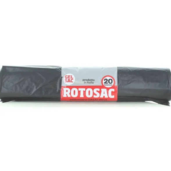 GEL SAC SACCHI RIFIUTI PATTUMIERA 55x70 ROTOLO 20 PZ