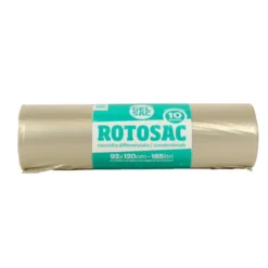 GEL SAC SACCO&SACCO 10 SACCHI IMMONDIZIA 92x120 CM 185 LT NEUTRO