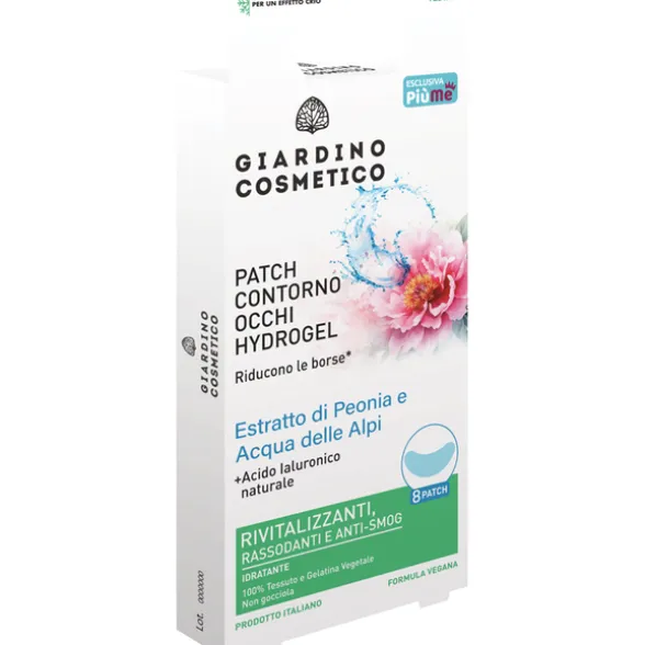 GIARDINO COSMETICO 8 PATCH CONTORNO OCCHI HYDROGEL RIVITALIZZANTI, RASSODANTI e ANTI SMOG