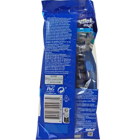 GILLETTE BLUE II RASOIO PLUS 4 PZ