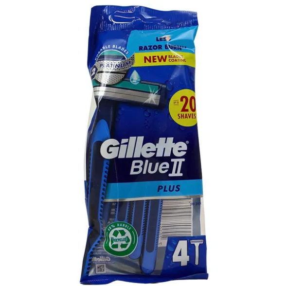 GILLETTE BLUE II RASOIO PLUS 4 PZ