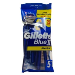 GILLETTE BLUE II RASOIO SLALOM 5 PZ.