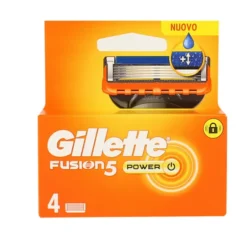 GILLETTE FUSION 5 POWER LAMETTE DI RICAMBIO PER RASOIO 4 PEZZI