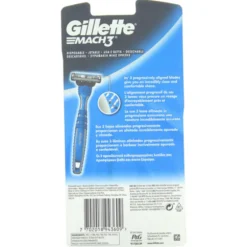 GILLETTE MACH3 RASOIO USA&GETTA 3 PZ.