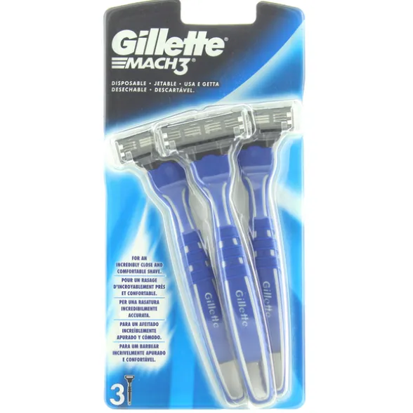 GILLETTE MACH3 RASOIO USA&GETTA 3 PZ.