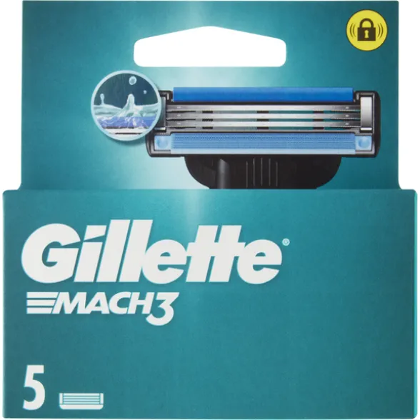 GILLETTE MACH3 RICAMBI 5 PEZZI