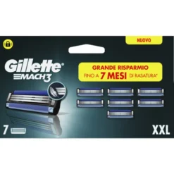 GILLETTE MACH3 RICAMBI 7 PEZZI
