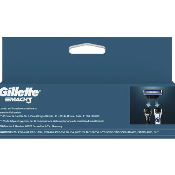 GILLETTE MACH3 RICAMBI 7 PEZZI