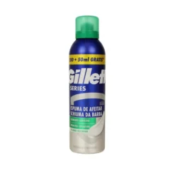 GILLETTE SERIES SCHIUMA DA BARBA LENITIVO CON ALOE VERA PELLE SENSIBILE 200+50 ML