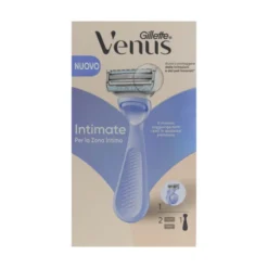 GILLETTE VENUS RASOIO PER PELLE E PELI ZONA INTIMA + 2 RICARICHE