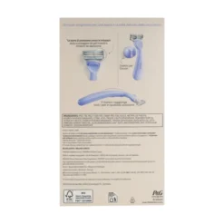 GILLETTE VENUS RASOIO PER PELLE E PELI ZONA INTIMA + 2 RICARICHE