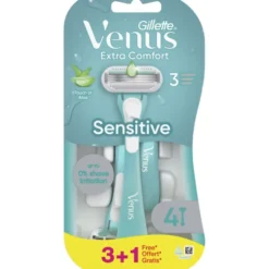 GILLETTE VENUS SENSITIVE RASOIO USA & GETTA3+1 PEZZI