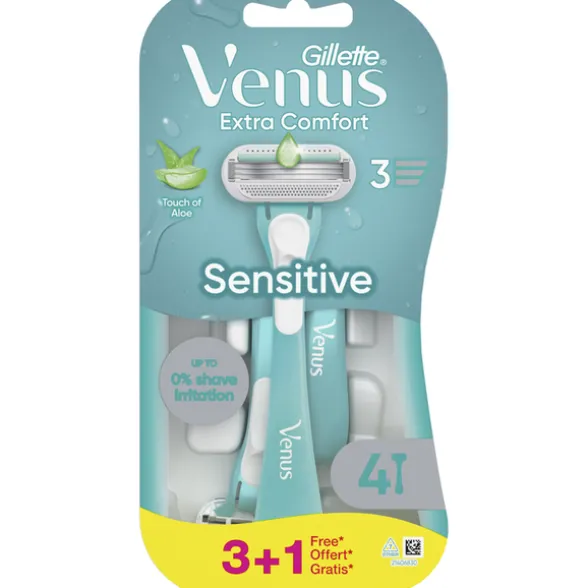 GILLETTE VENUS SENSITIVE RASOIO USA & GETTA3+1 PEZZI