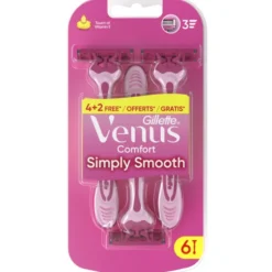 GILLETTE VENUS SIMPLY3RASOIO USA & GETTA 4+2 PZ