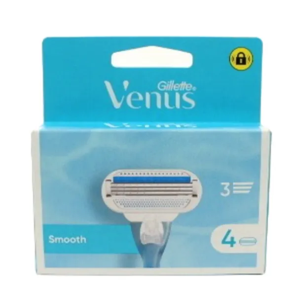 GILLETTE VENUS SMOOTH LAMETTE DI RACAMBIO CONFEZIONE DA 4 PEZZI