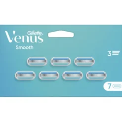 GILLETTE VENUS SMOOTH RICAMBI 3 LAME 7 RICARICHE