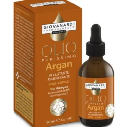 GIOVANARDI FARMACEUTICI OLIO PURISSIMO ARGAN VELLUTANTE RIGENERANTE VISO e CAPELLI 50 ML