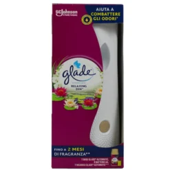 GLADE AUTOMATIC SPRAY BASE + RICARICA RELAXING ZEN (2 BATTERIE AA)