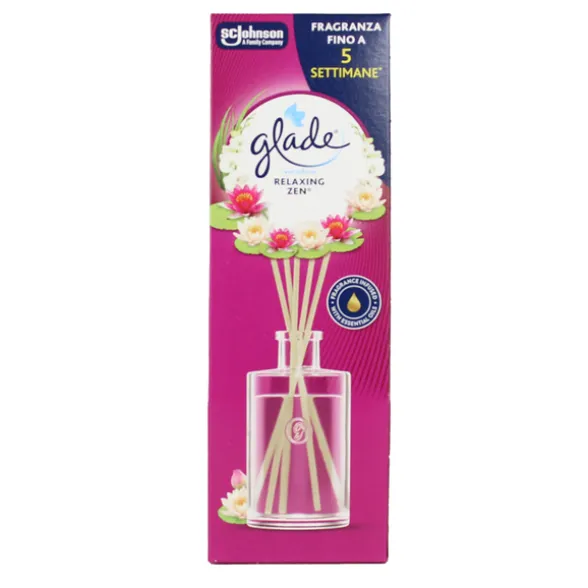 GLADE DIFFUSORE LIQUIDO RELAXING ZEN CON BASTONCINI 50 ML