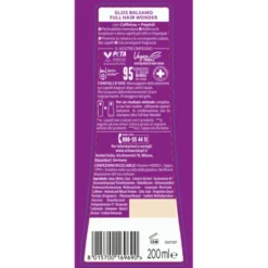 GLISS BALSAMO FULL HAIR WONDER EFFETTO FILLER CAPELLI FRAGILI E DELICATI 200 ML