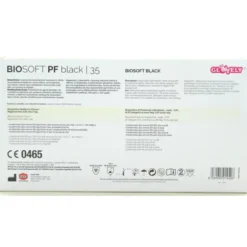 GLOVELY BIOSOFT BLACK 100 GUANTI MONOUSO IN NITRILE SENZA POLVERE COLORE NERO TAGLIA M 7-7,5