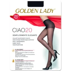 GOLDEN LADY CIAO COLLANT 20 DEN NERO TAGLIA 4